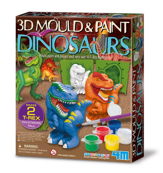 4M - 3D MOULD & PAINT DINOSAURS