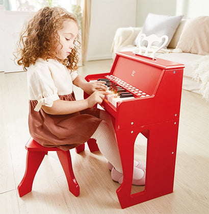 Hape Learn With Lights Piano - Red