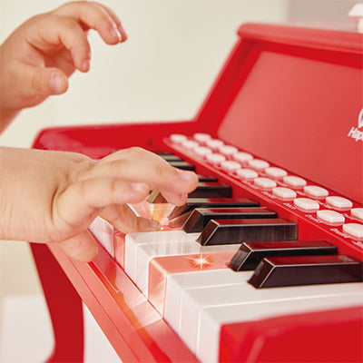 Hape Learn With Lights Piano - Red