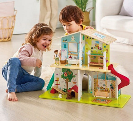 Rock & Slide Musical House With Sound Effects - Hape