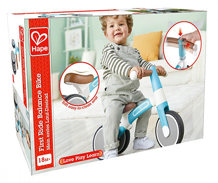 Hape First Ride Balance Bike – Light Blue