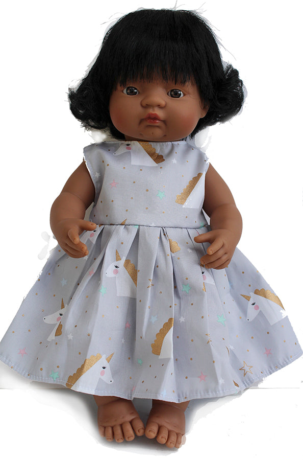 Doll's Clothes Medium Summer Dress with Bloomers for 40cm doll