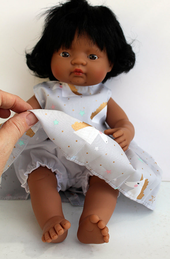 Doll's Clothes Medium Summer Dress with Bloomers for 40cm doll