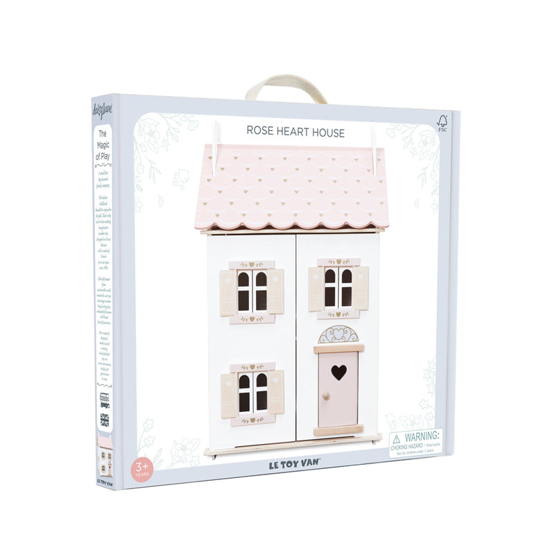 Roseheart Wooden Doll House
