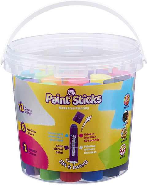 Little Brian Paint Sticks Bucket of 20