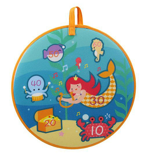 Mermaid Dartboard With Velcro Dart-Balls