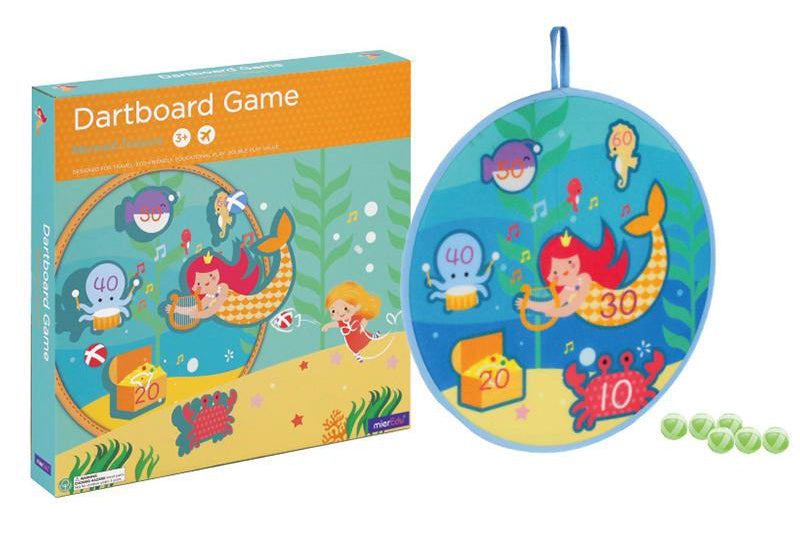 Mermaid Dartboard With Velcro Dart-Balls