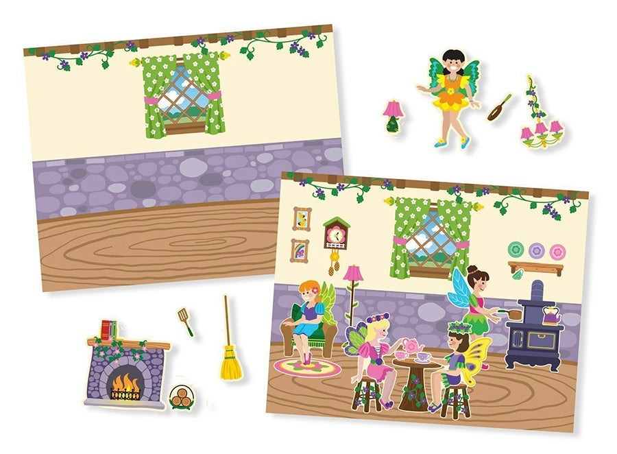 Melissa & Doug Reusable Fairies Sticker Pad