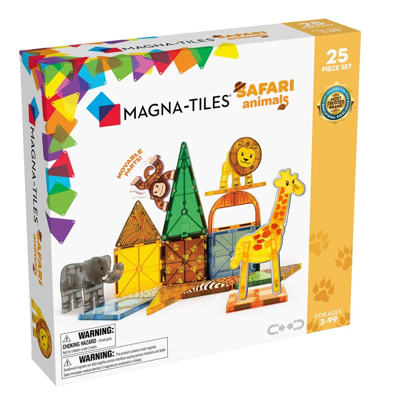 Magna-Tiles - Safari Animals - 25 Piece Set