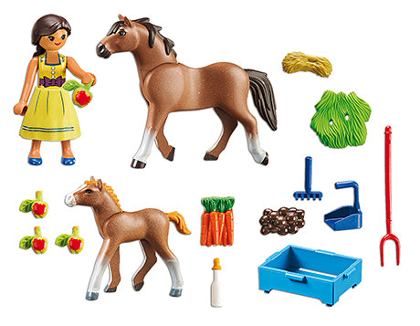 Playmobil - Spirit - Pru with Horse and Foal