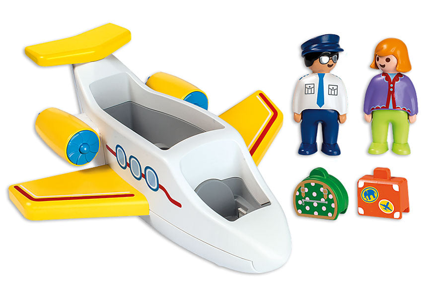 Playmobil 1.2.3 Plane With Passenger