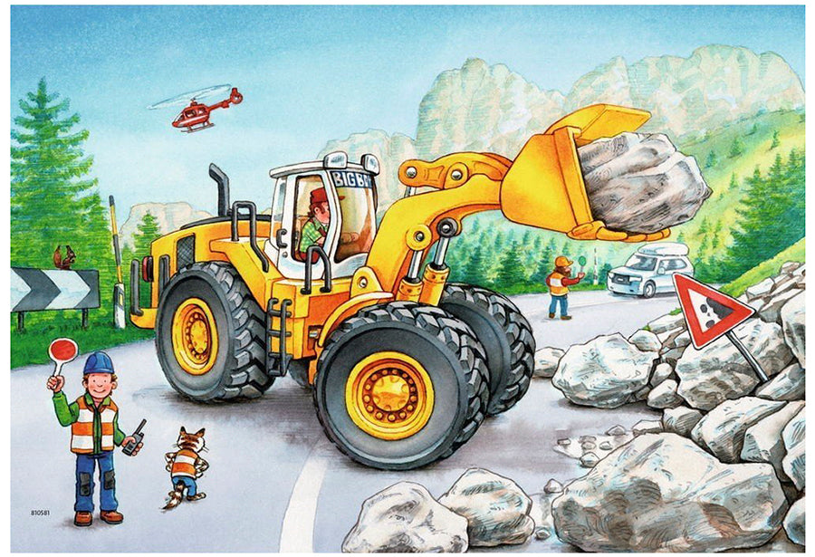 Ravensburger Diggers At Work 2 x24 pc Puzzles