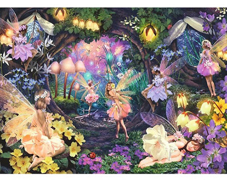 Ravensburger Puzzle - Fairy Garden Glow In The Dark 100 XXL Pieces