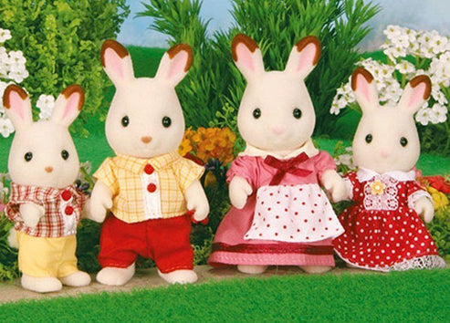 Sylvanian Families- Chocolate Rabbit Family