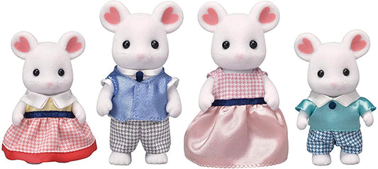 Sylvanian Families Marshmallow Mouse Family