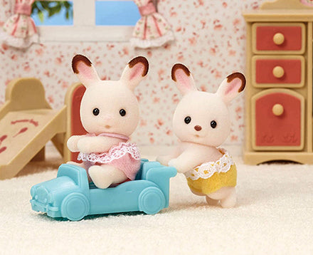 Sylvanian family - Chocolate Rabbit Twins (v2)