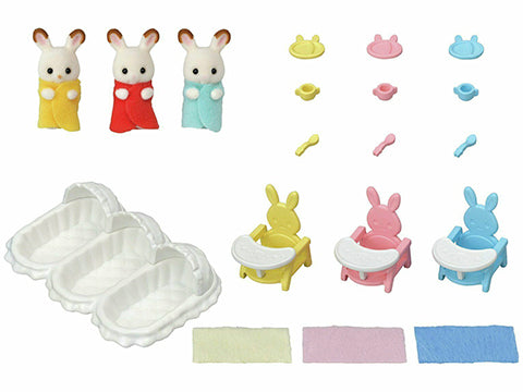 Syvlanian Family - Triplets Care Set