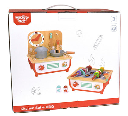 Kitchen Stove Top & BBQ Set
