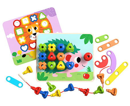 Rainbow Stacking Pegs