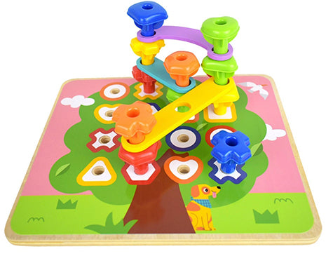 Rainbow Stacking Pegs