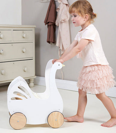Sweet Swan Pram - Tender Leaf Toys