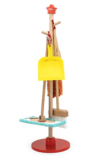 Viga Wooden Cleaning Tool Set