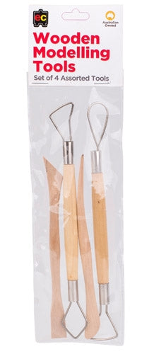 Wooden Modelling Tools 4pc