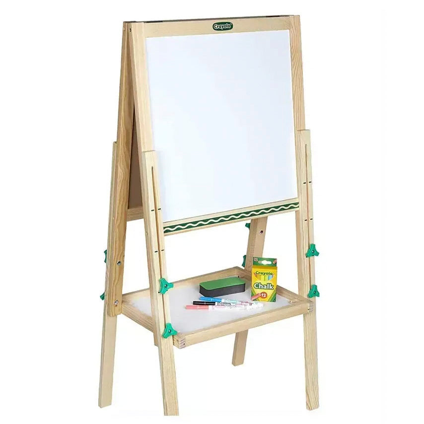 Crayola Wooden Art Easel Dual-Sided (Adjustable)