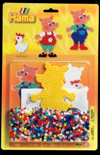 Hama Bead Pig Set – Windmill Educational Toys