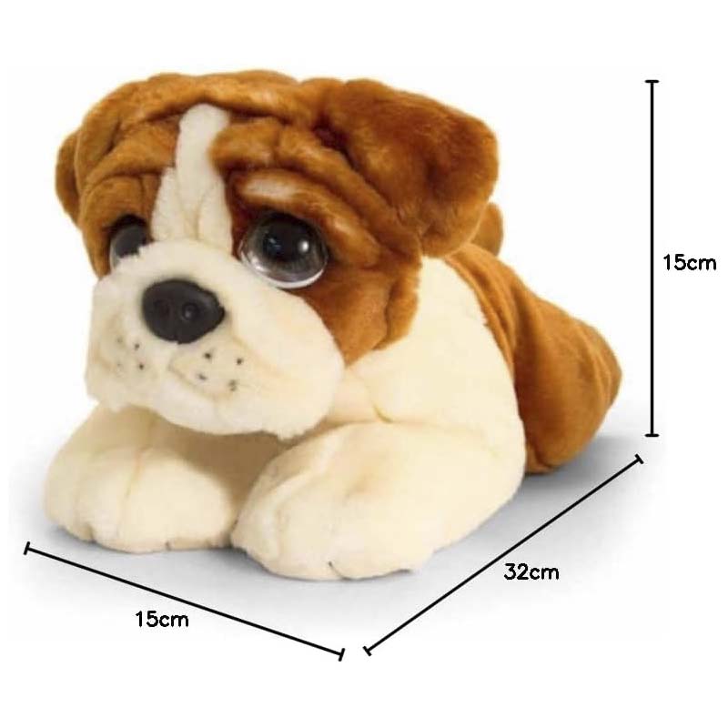 Keel Toys 32cm Signature Cuddle Puppy Bulldog