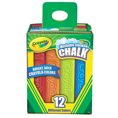Crayola 12 Washable Sidewalk Chalks Set
