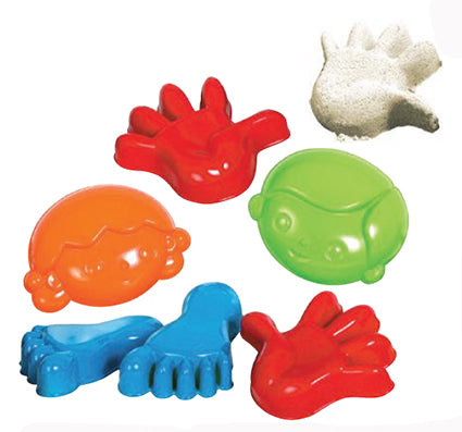 Gowi Hand, Feet & Face Moulds 6pc