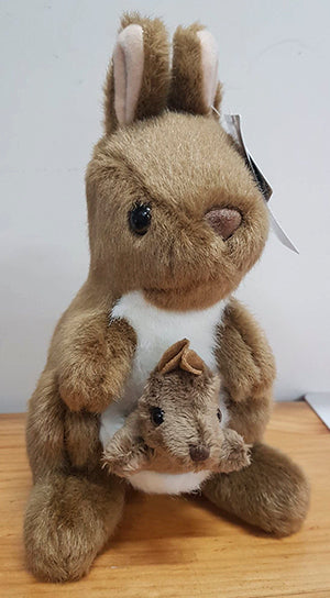 Little KANGAROO with Joey 25CM