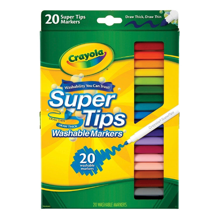 Crayola Super Tip Markers 20Pk