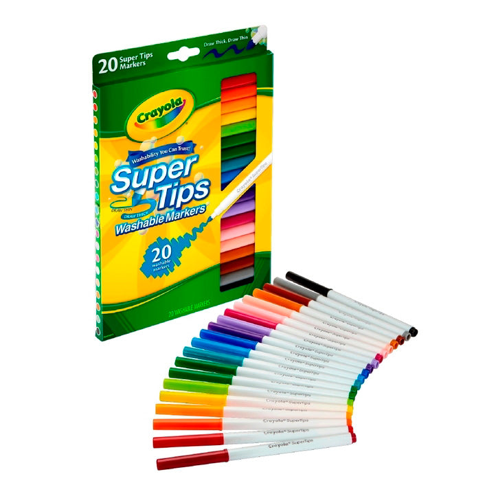 Crayola Super Tip Markers 20Pk