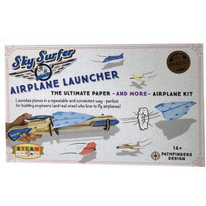 Sky Surfer Paper Airplane Launcher