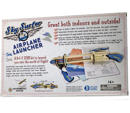 Sky Surfer Paper Airplane Launcher