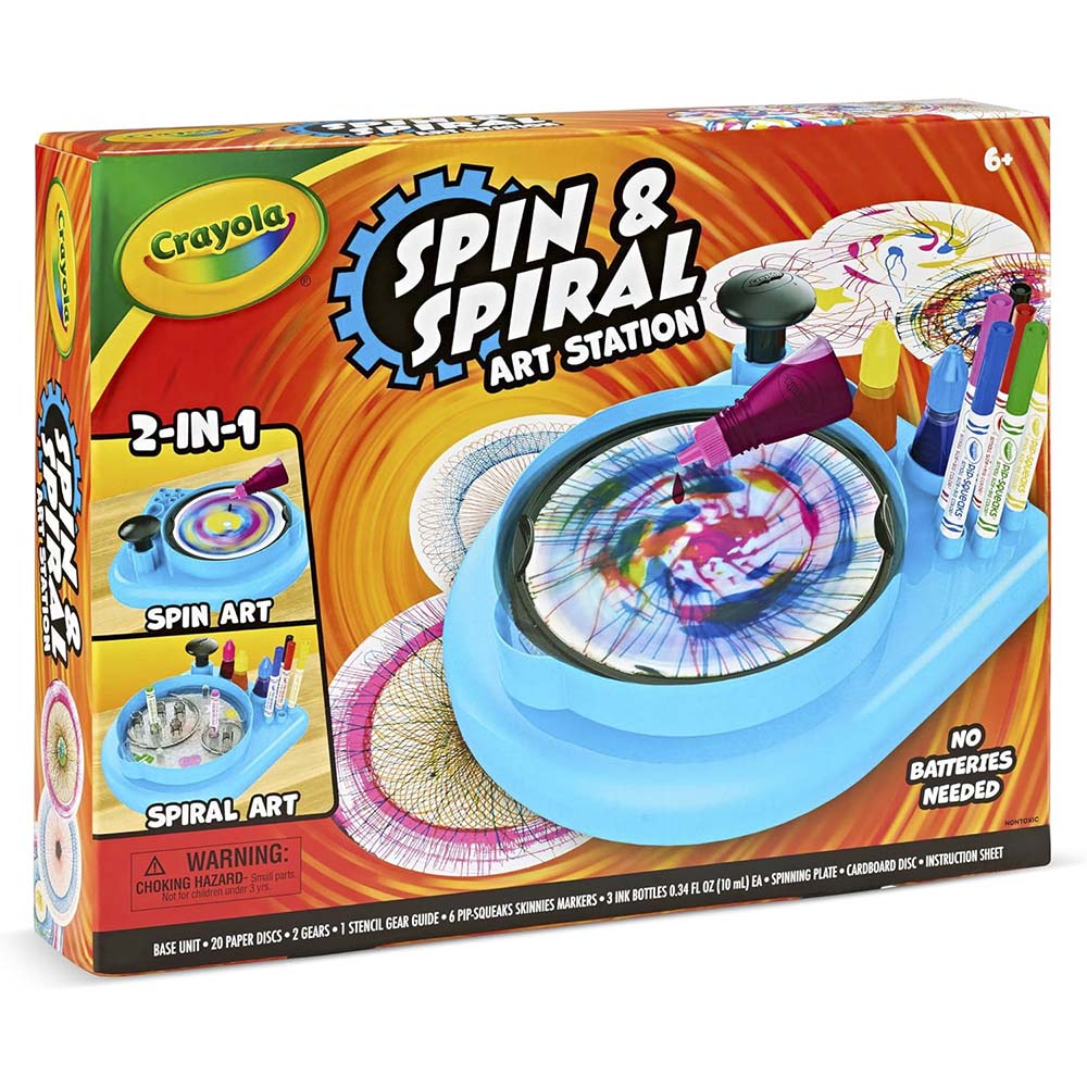 Crayola Spin & Spiral Art Station 2.0