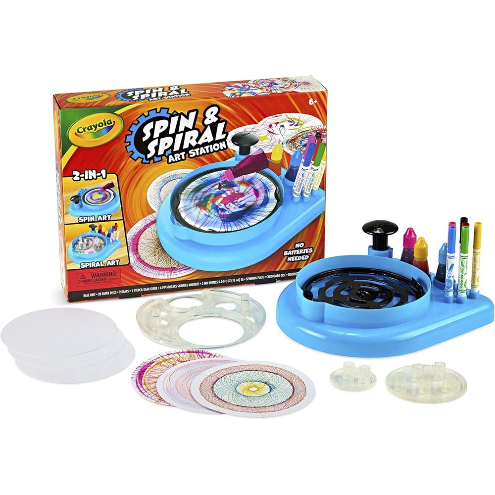 Crayola Spin & Spiral Art Station 2.0