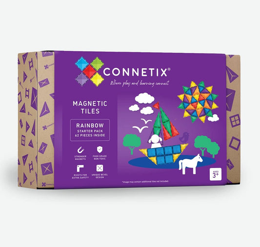 Connetix Rainbow Starter Pack 62 pc