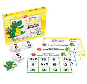 Beat the Crocodile (Multiplication Bingo)