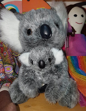 Jolly Koala With Baby 19CM