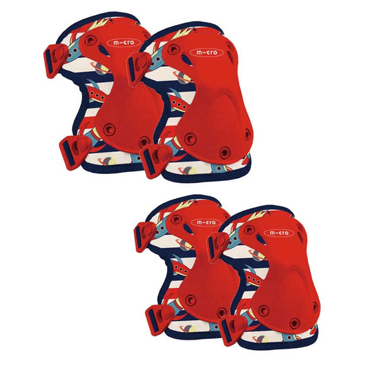 Micro Kids Knee Elbow Pads- Rocket