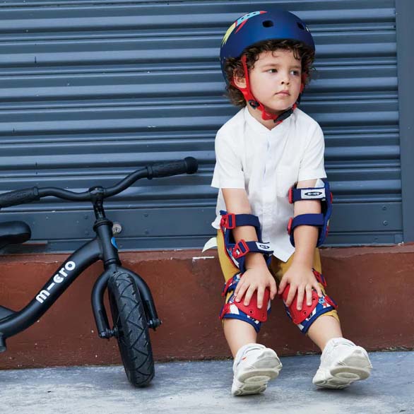 Micro Kids Knee Elbow Pads- Rocket