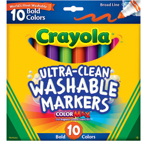 Crayola Washable Markers Bold 10pc