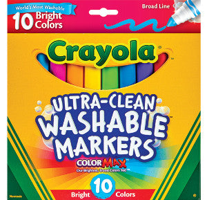 Crayola Washable Markers Bright 10pc