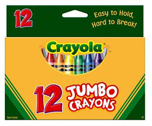 Crayola Jumbo Crayons (12)