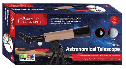 Telescope - 50mm Astronomical - Australian Geographic