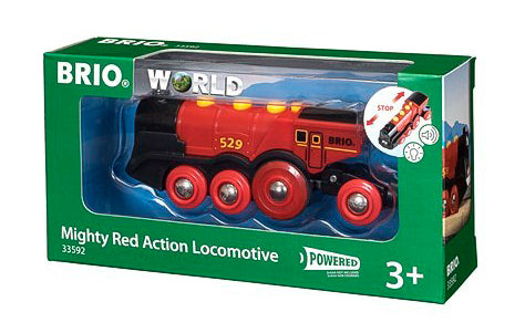 Brio Mighty Red Action Locomotive