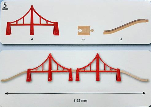 Brio Double Suspension Bridge